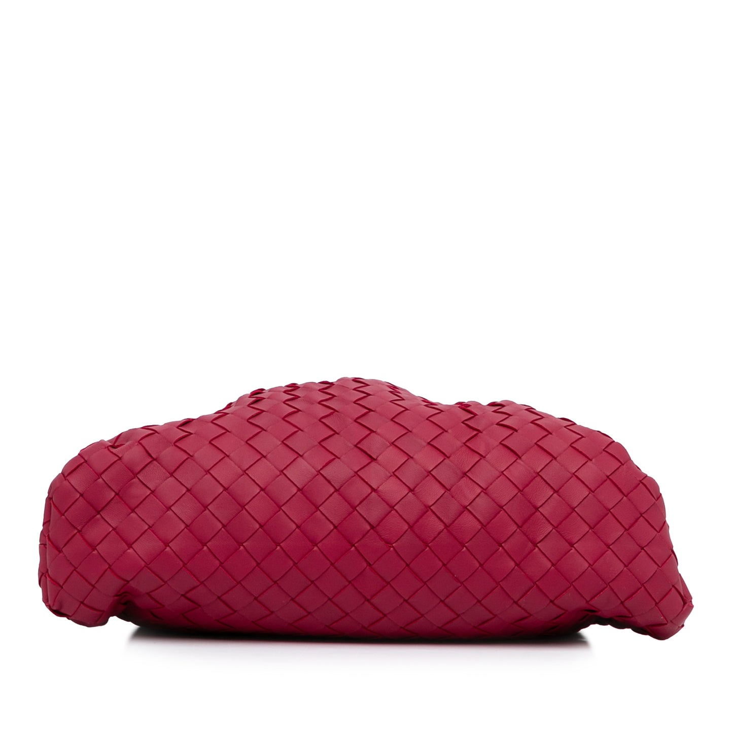 Bottega Veneta Intrecciato Pink Pouch Bag