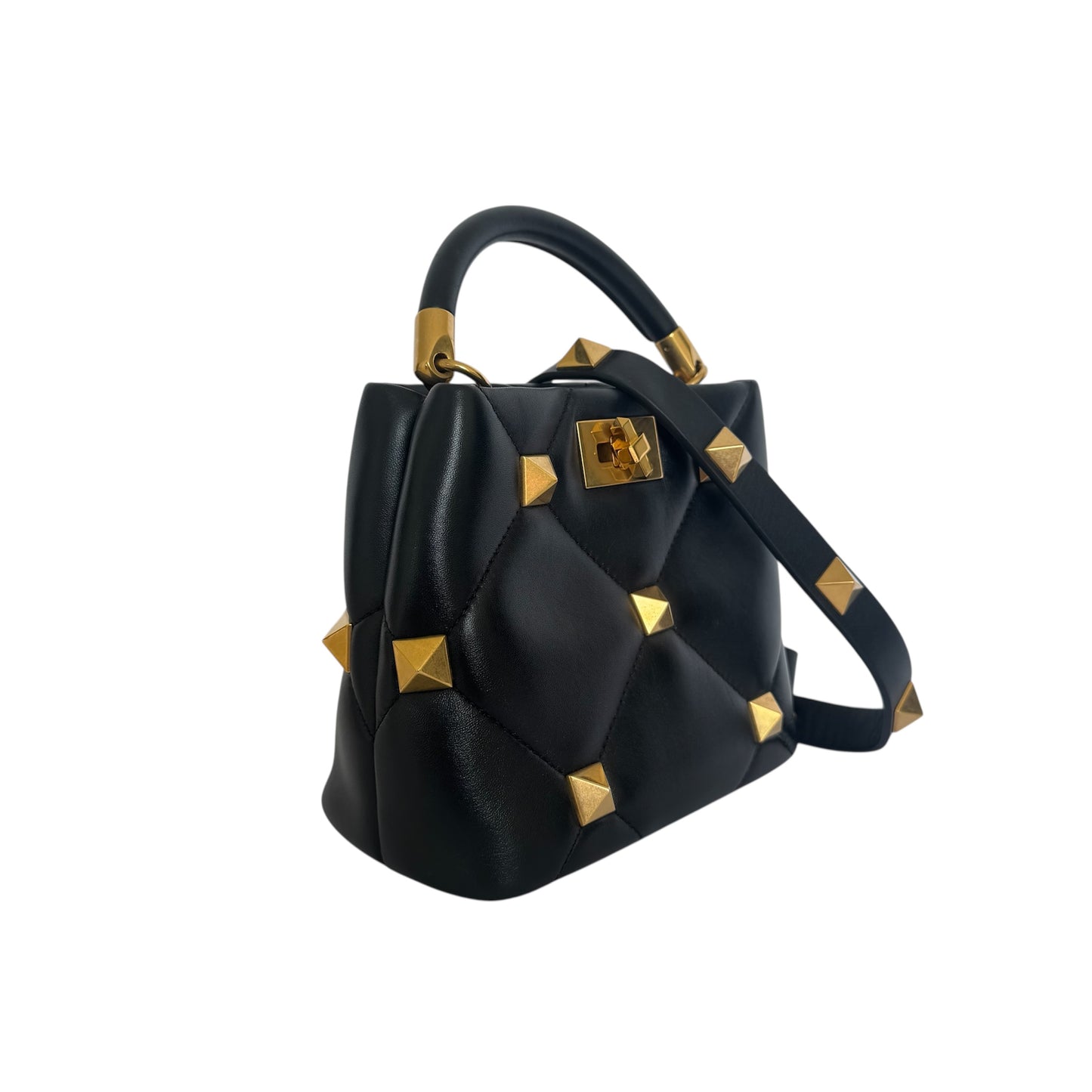Valentino Roman Stud Top Handle Bag