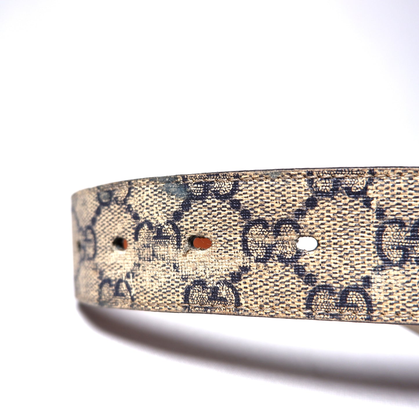 Gucci GG Monogram Canvas Belt - Size 95