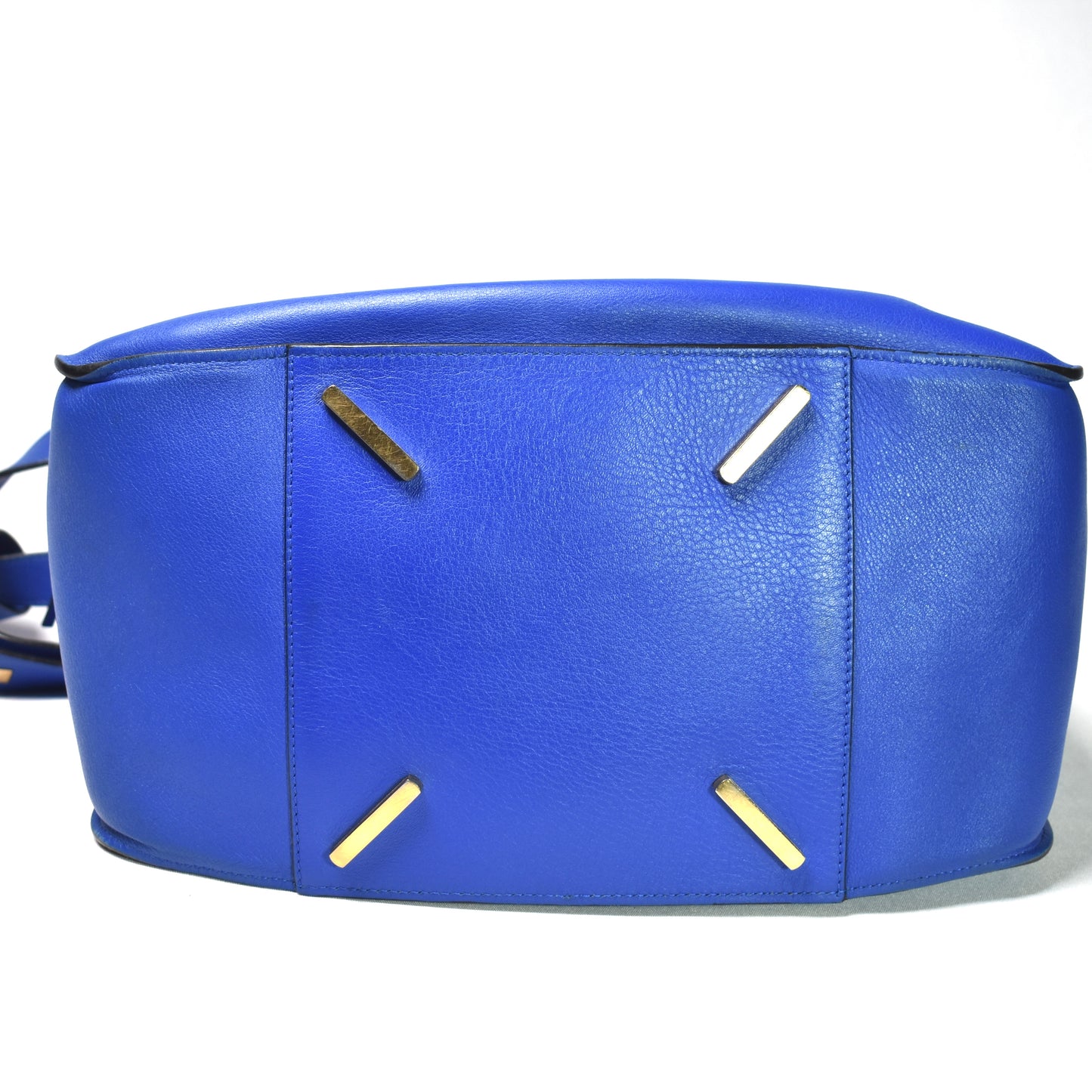 Loewe Blue Leather Large Hammock Bag