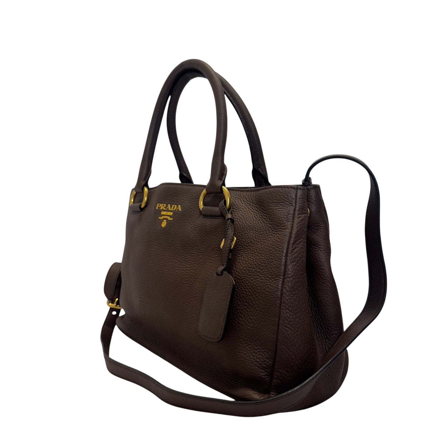 Prada Vitello Daino Leather Phenix Shoulder Bag