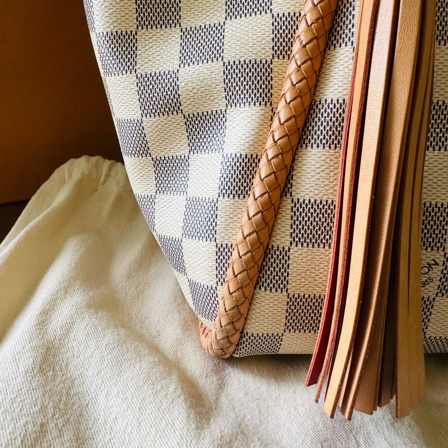Louis Vuitton Propriano Tote Damier Azur Bag