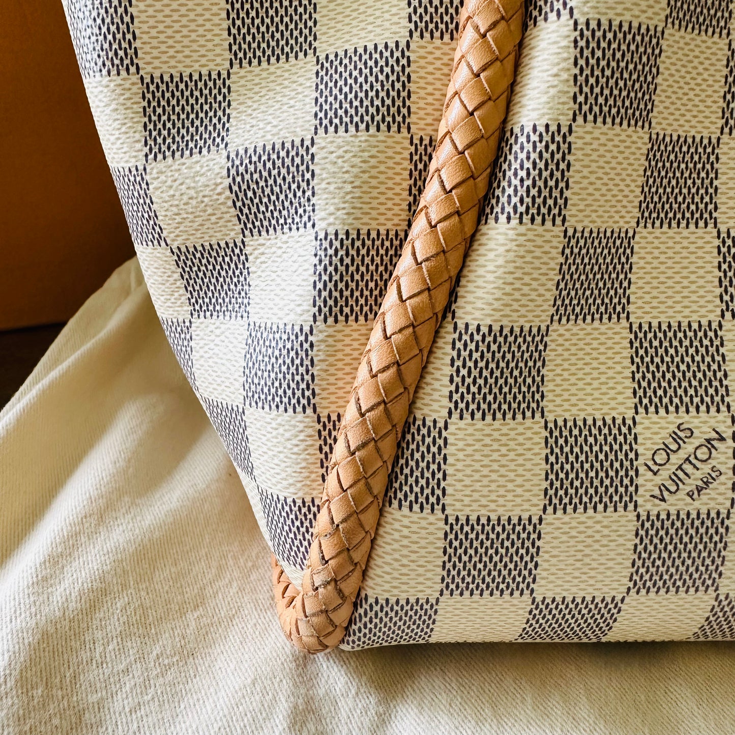 Louis Vuitton Propriano Tote Damier Azur Bag