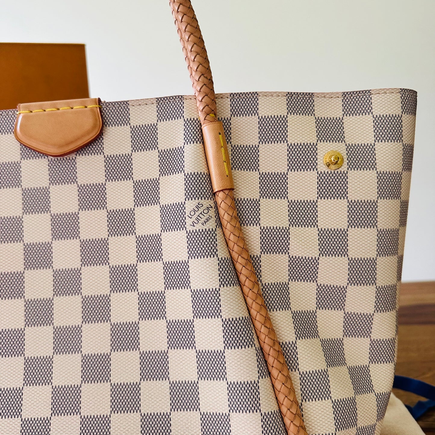 Louis Vuitton Propriano Tote Damier Azur Bag