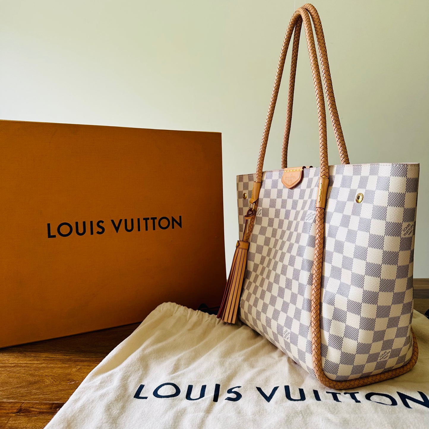 Louis Vuitton Propriano Tote Damier Azur Bag