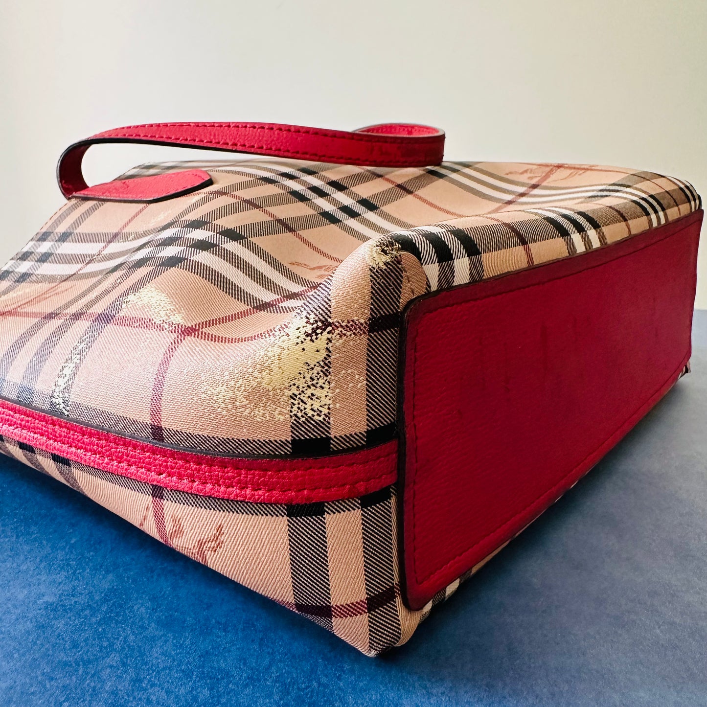 Burberry Haymarket Reversible Tote Bag