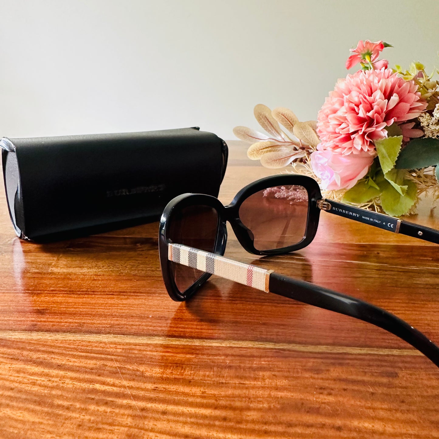 Burberry Classic Print Sunglasses