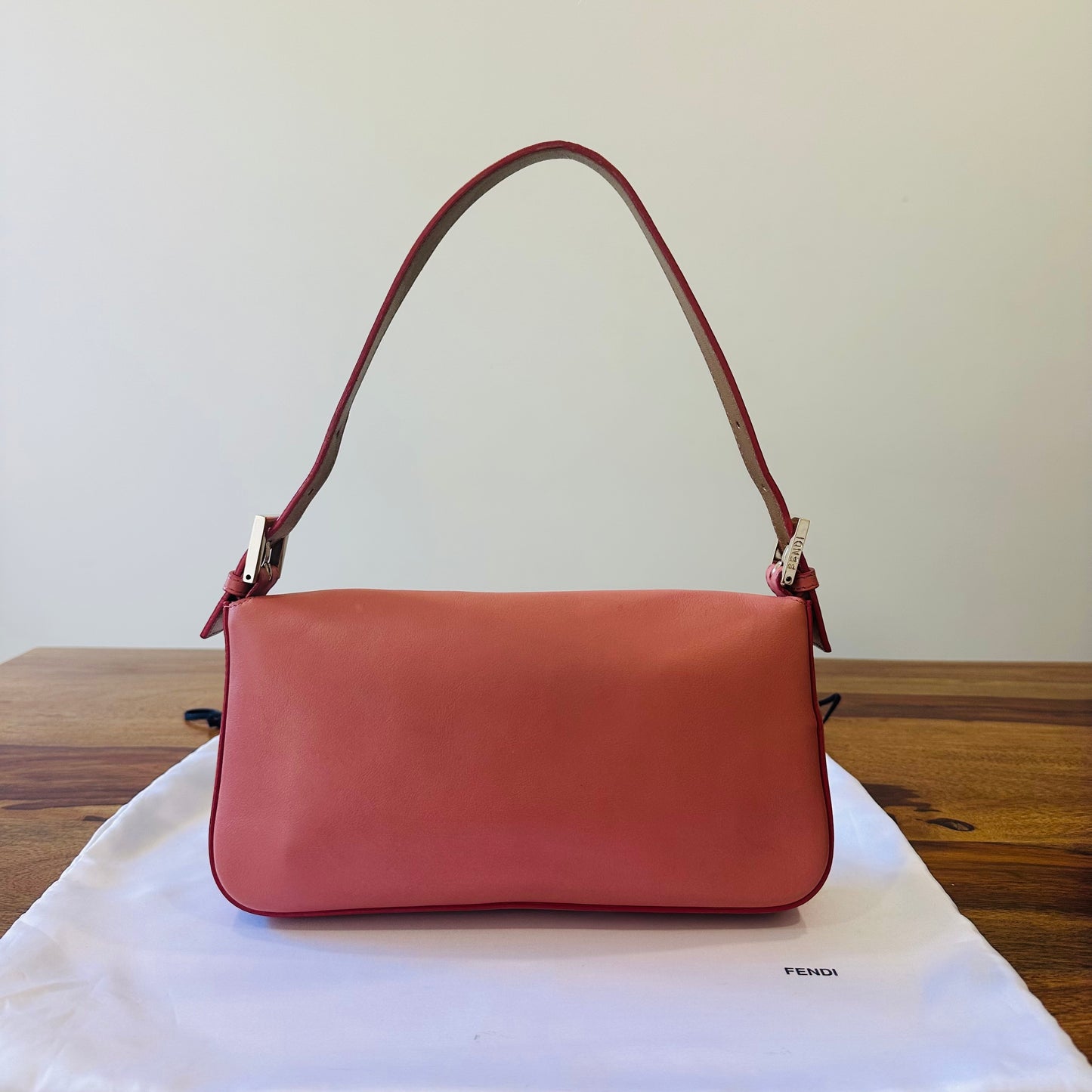 Fendi Studded Mamma Baguette Shoulder Bag