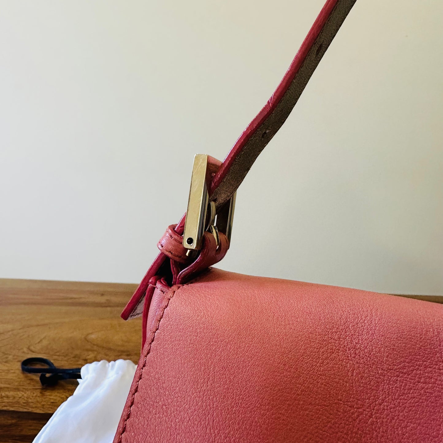 Fendi Studded Mamma Baguette Shoulder Bag
