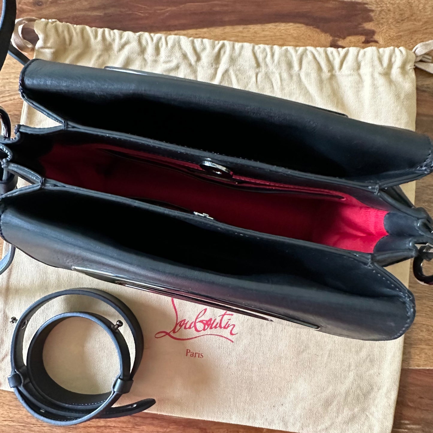 Christian Louboutin Textured Leather Passage Bag