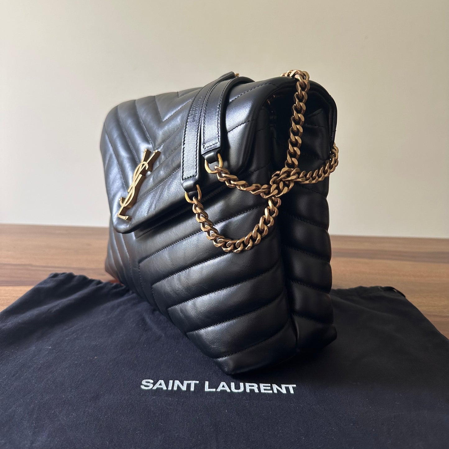 Saint Laurent Medium Monogram Matelasse LouLou Bag
