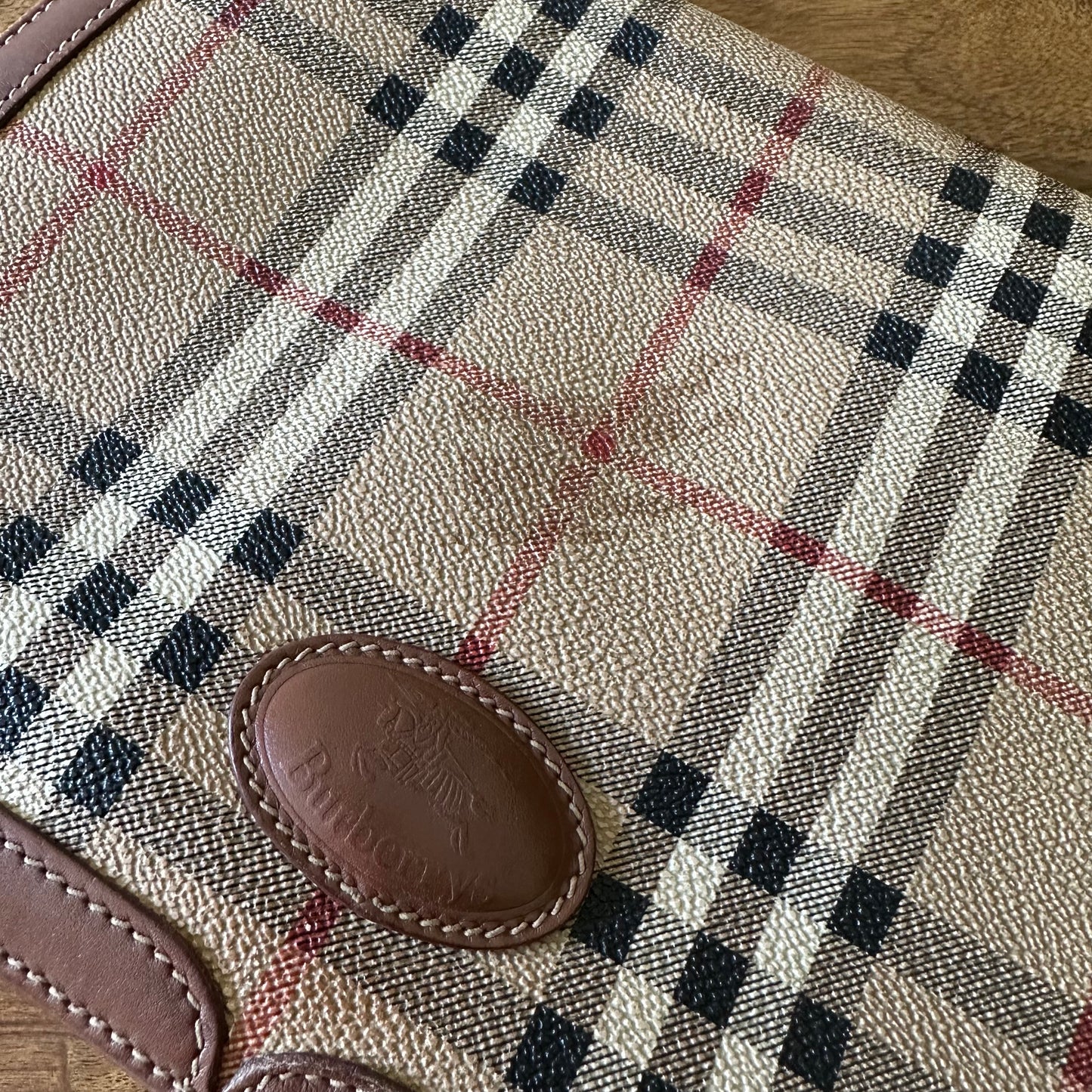 Burberry London Vintage Check Messenger Bag