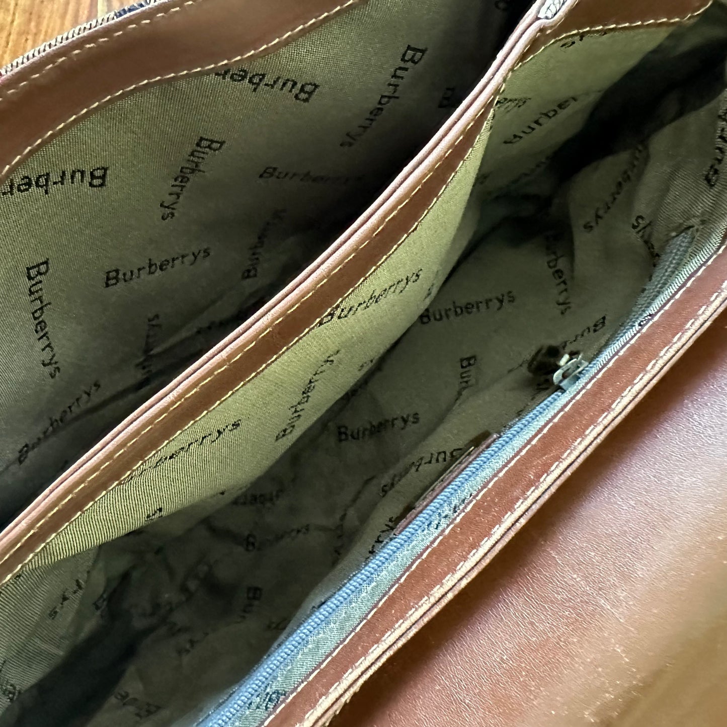 Burberry London Vintage Check Messenger Bag