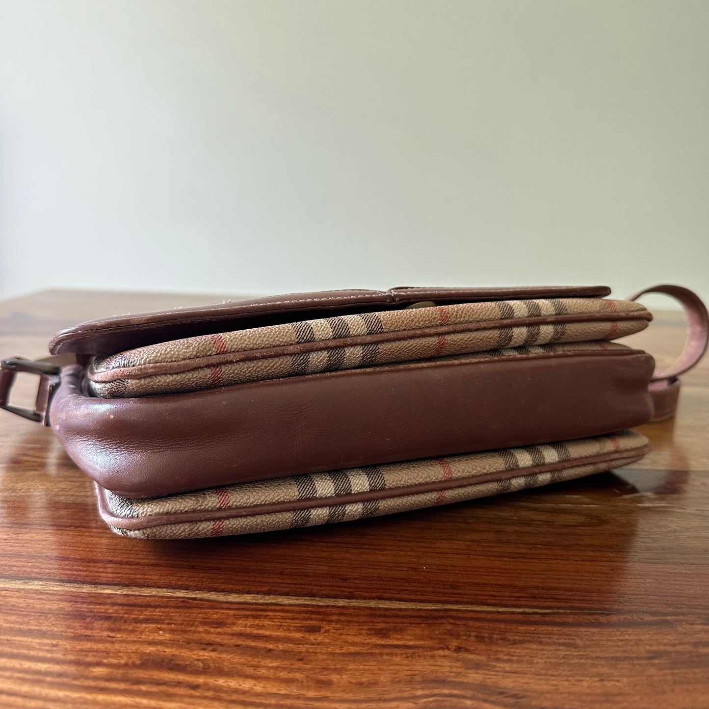 Burberry London Vintage Check Messenger Bag