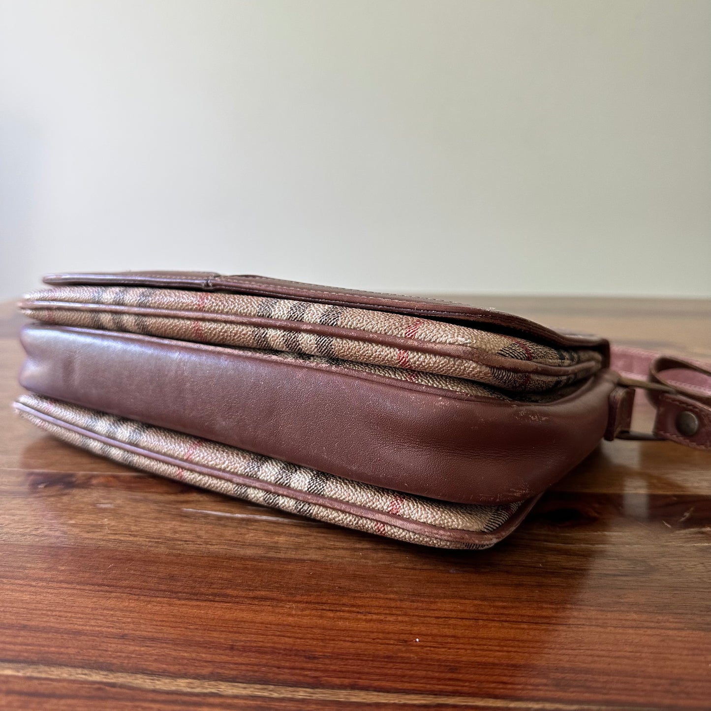 Burberry London Vintage Check Messenger Bag