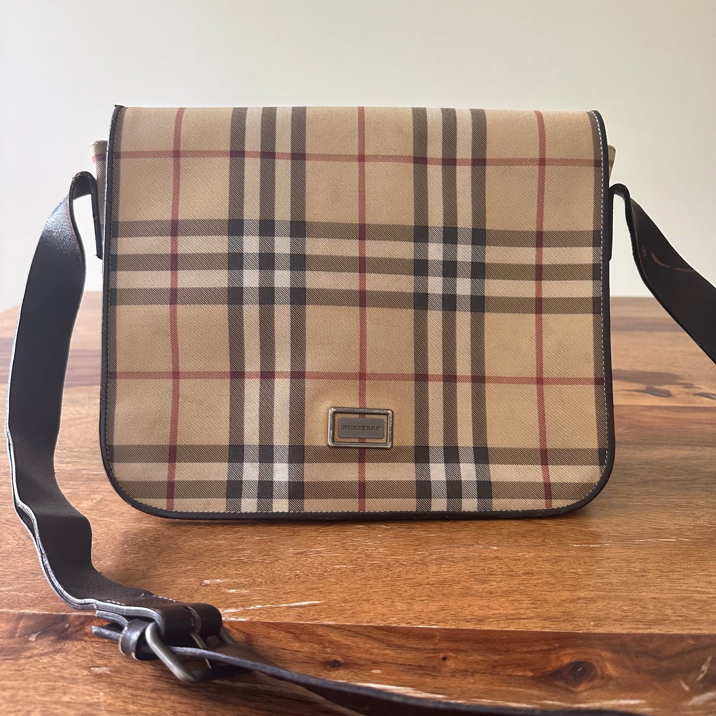 Burberry Nylon Nova Messenger Bag