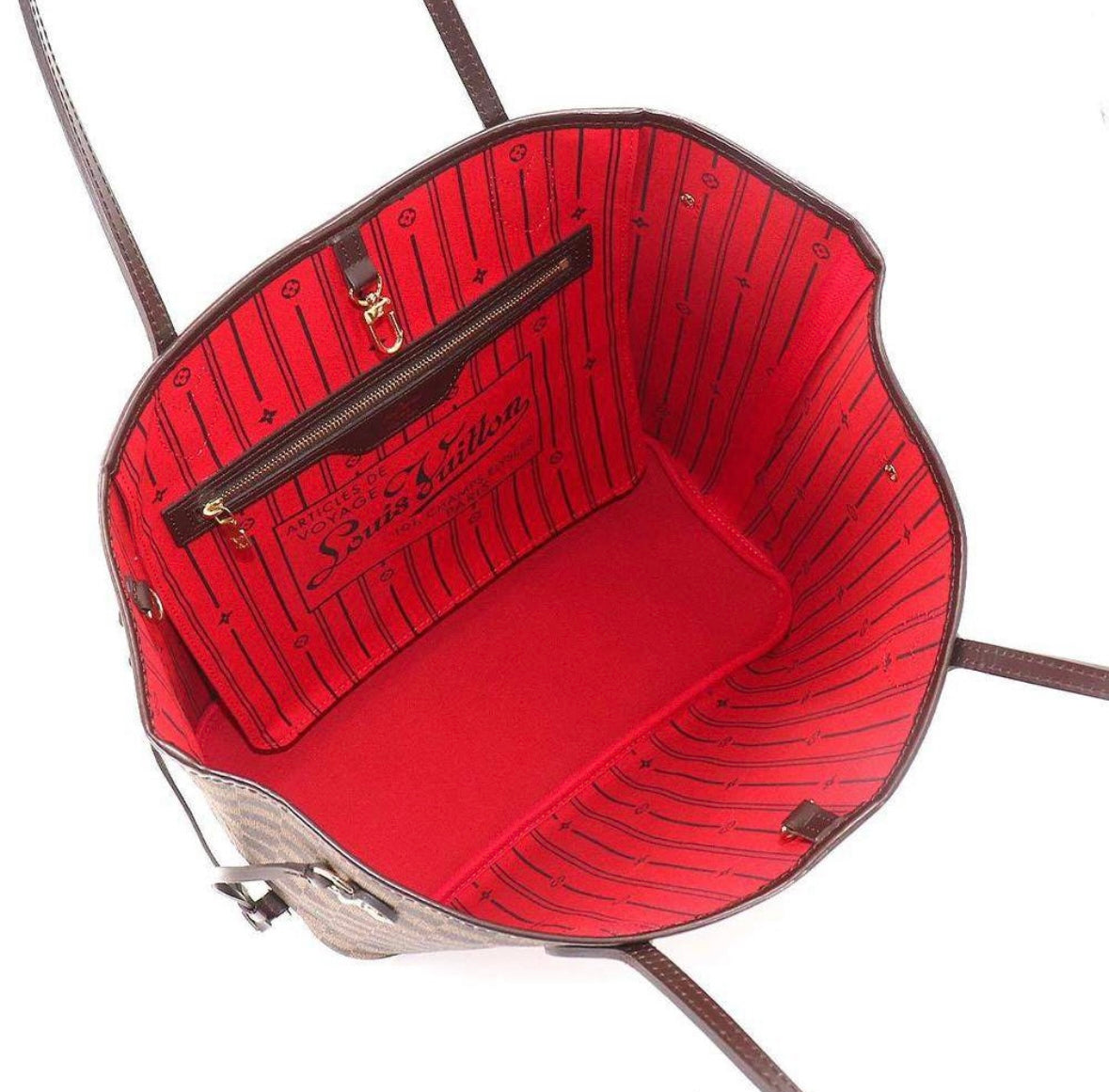 Louis Vuitton Damier Ebene Canvas Neverfull MM Bag
