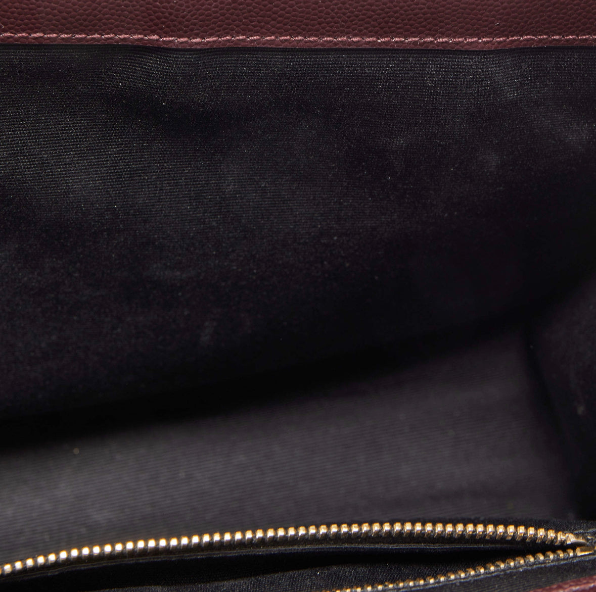 Saint Laurent Burgundy Matelasse Leather Large Monogram Envelope Shoulder Bag