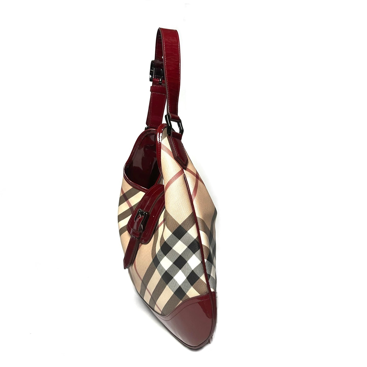Burberry Brooke Nova Check Hobo Bag