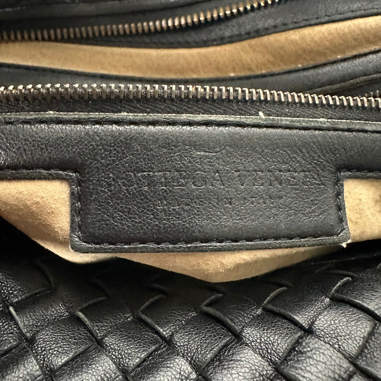 Bottega Veneta Nappa Intrecciato Pyramid Hobo with Antique Gold Hardware