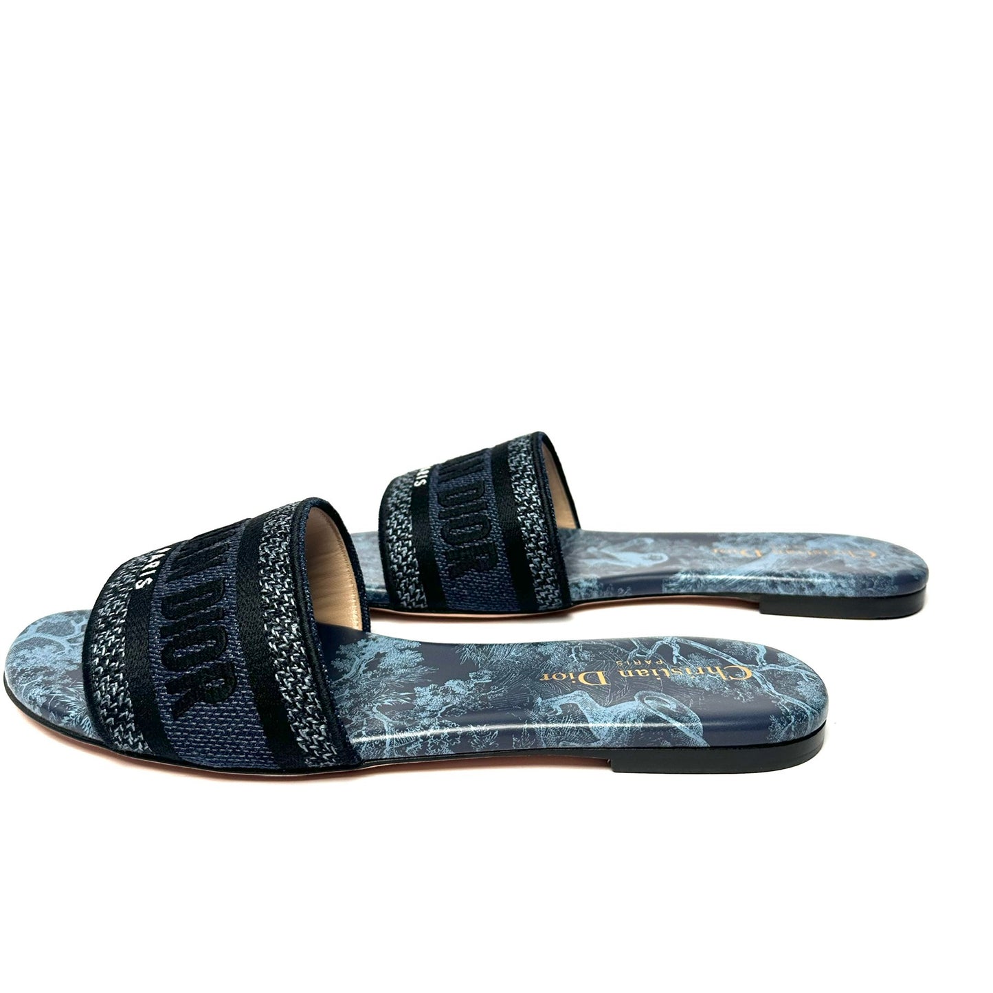 Christian Dior Dway Slides- Size 38.5