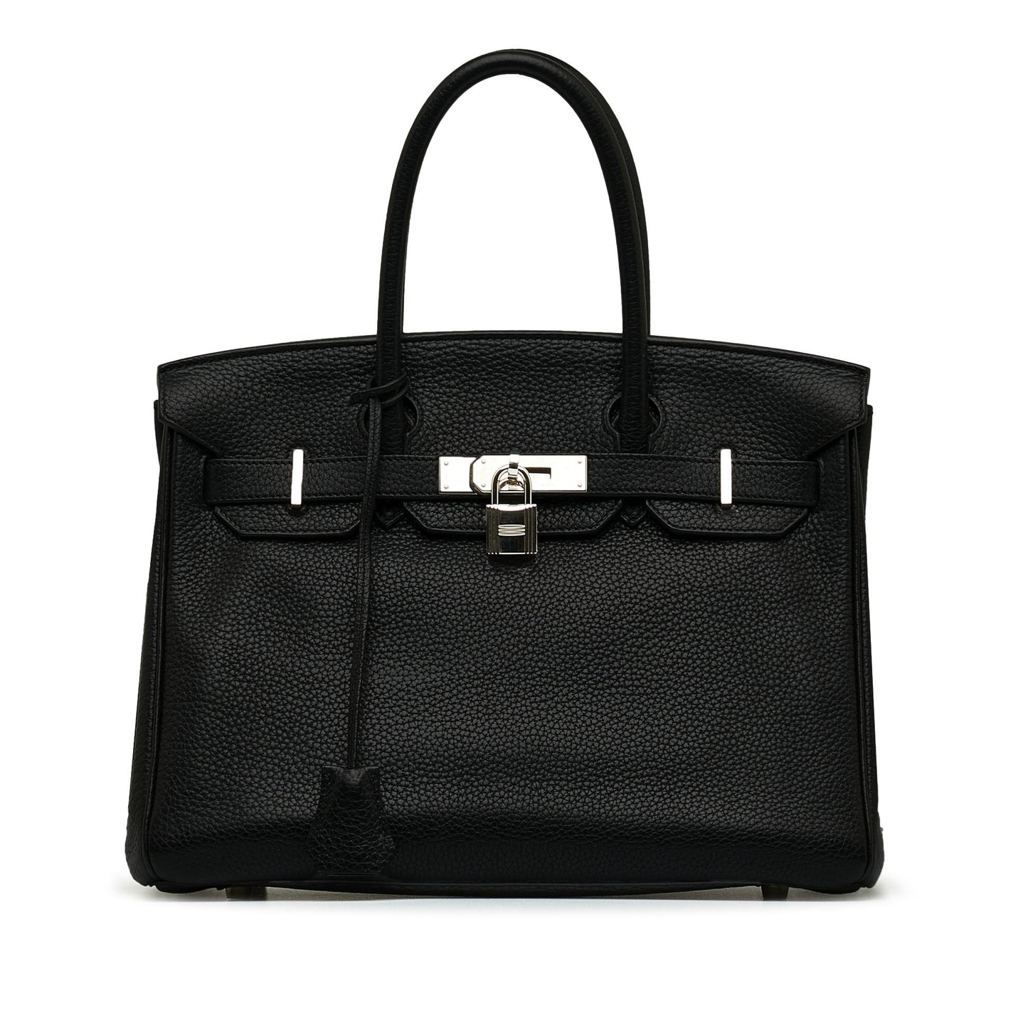 Hermès Birkin 30cm in Black Clemence Leather with Palladium Hardware