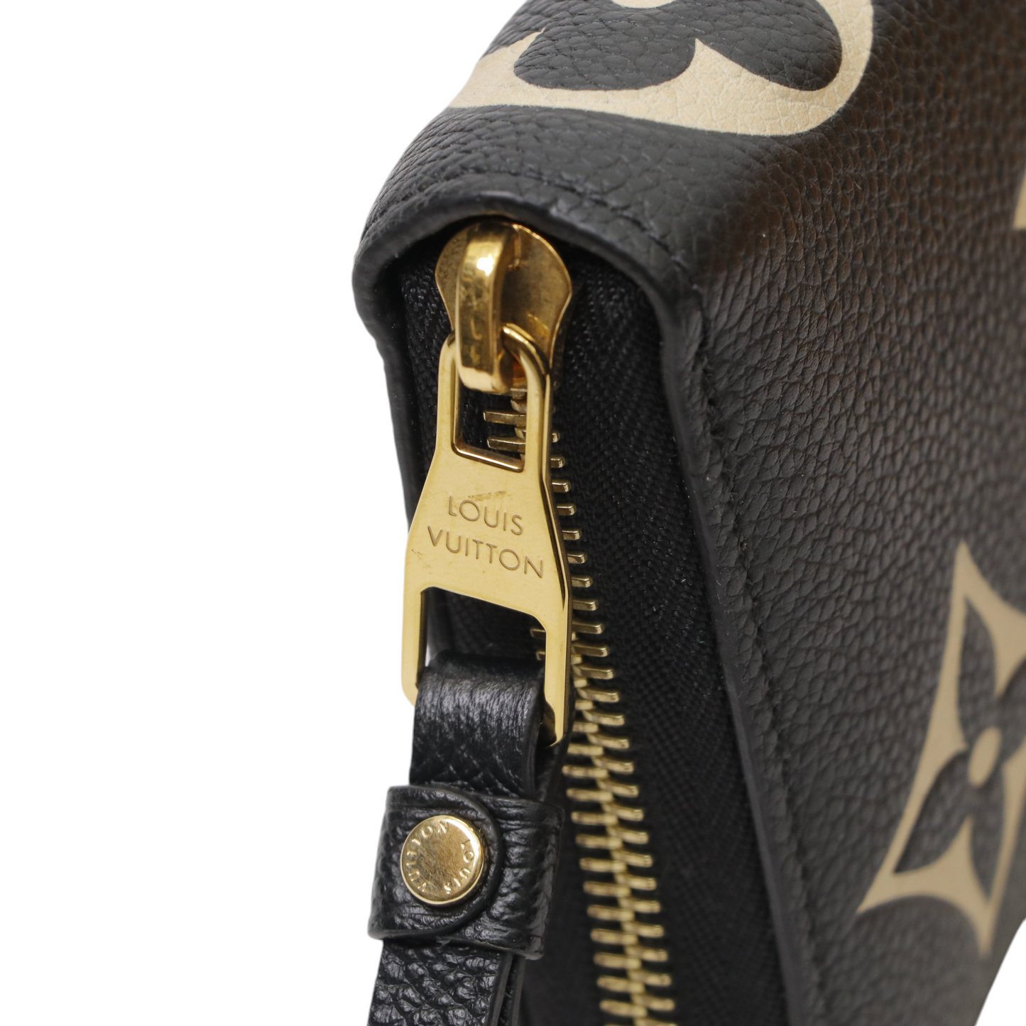 Louis Vuitton Monogram Giant Pattern Bicolor Empreinte Zippy Wallet
