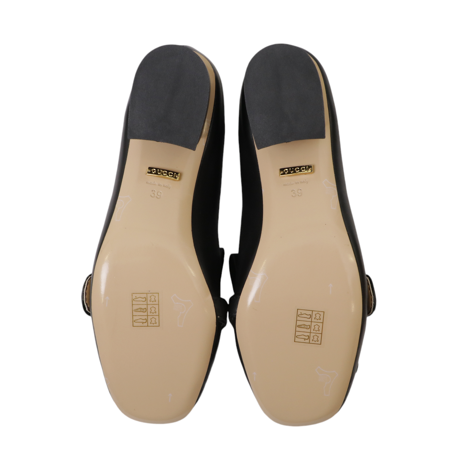 Gucci Double G Logo Leather Pumps - Size 39