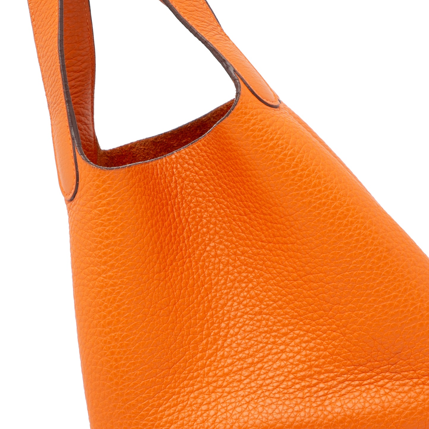 Hermès Picotin Lock in 18 Orange Clemence Leather