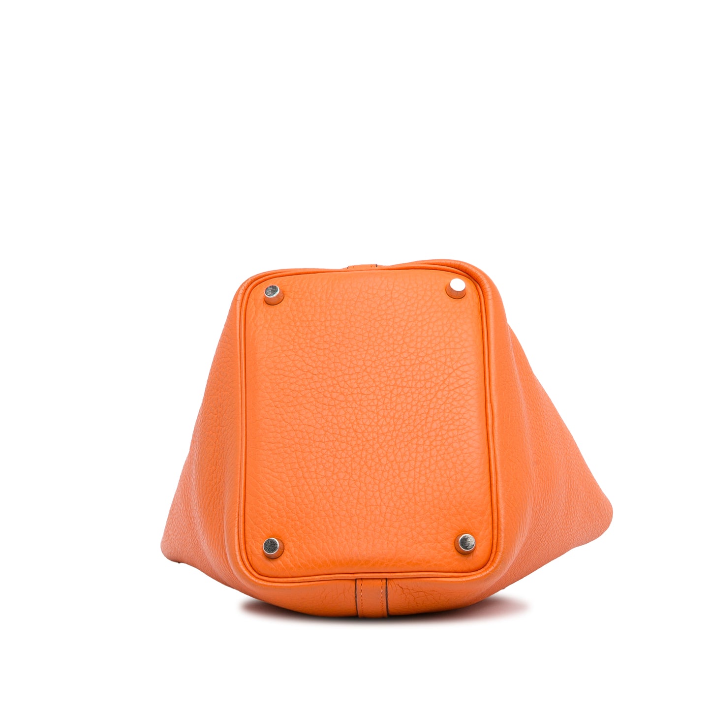 Hermès Picotin Lock in 18 Orange Clemence Leather