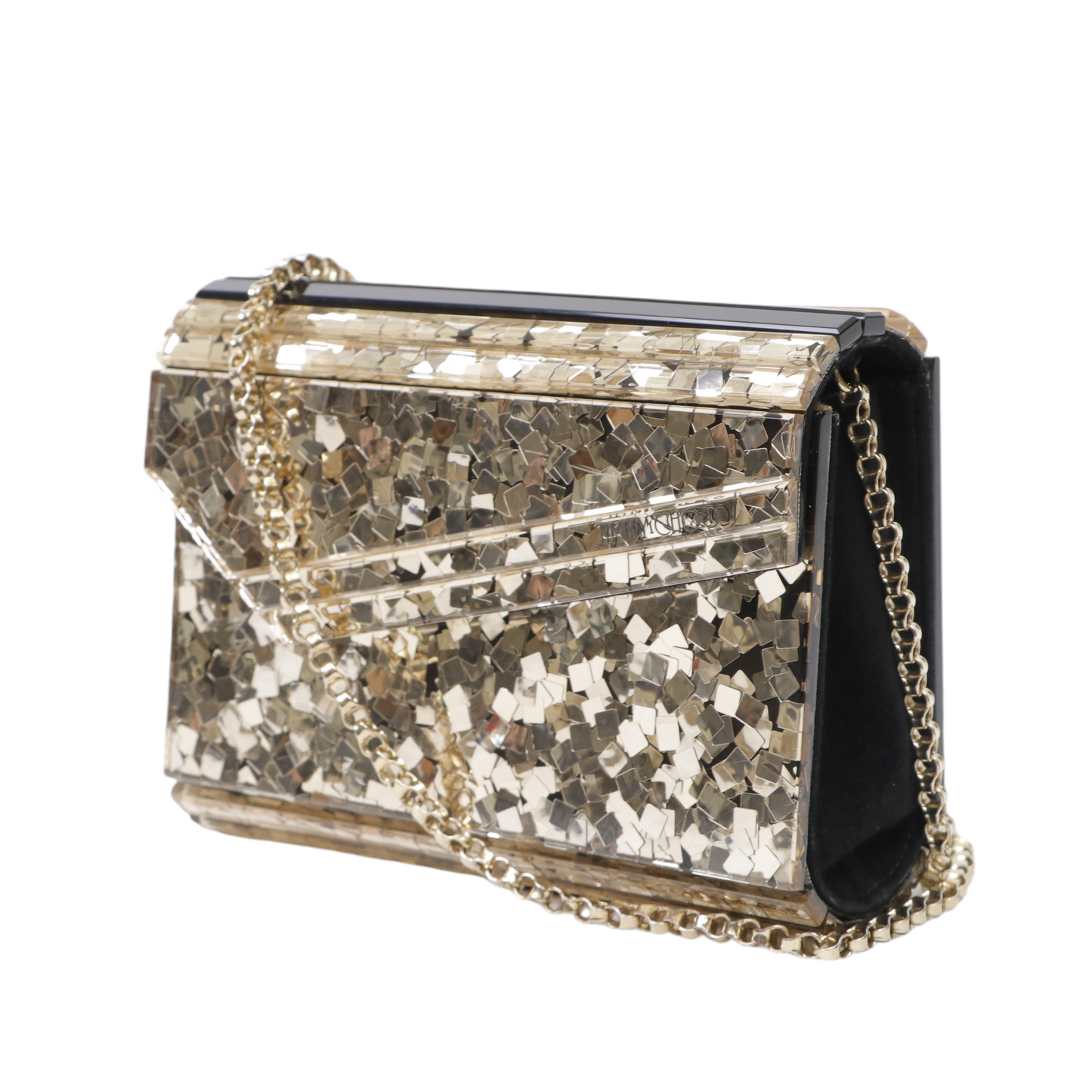 Jimmy Choo Acrylic Glitter Candy Bag