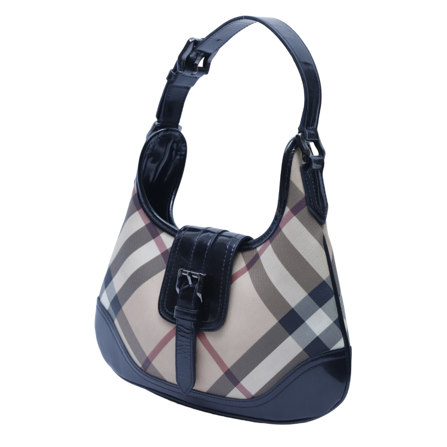 Burberry Brooke Classic Check Hobo Bag