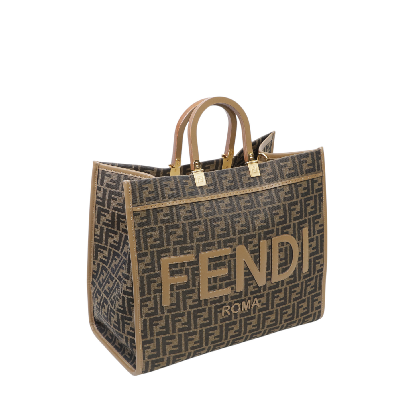 Fendi Large Zucca Sunshine Shopper Tote
