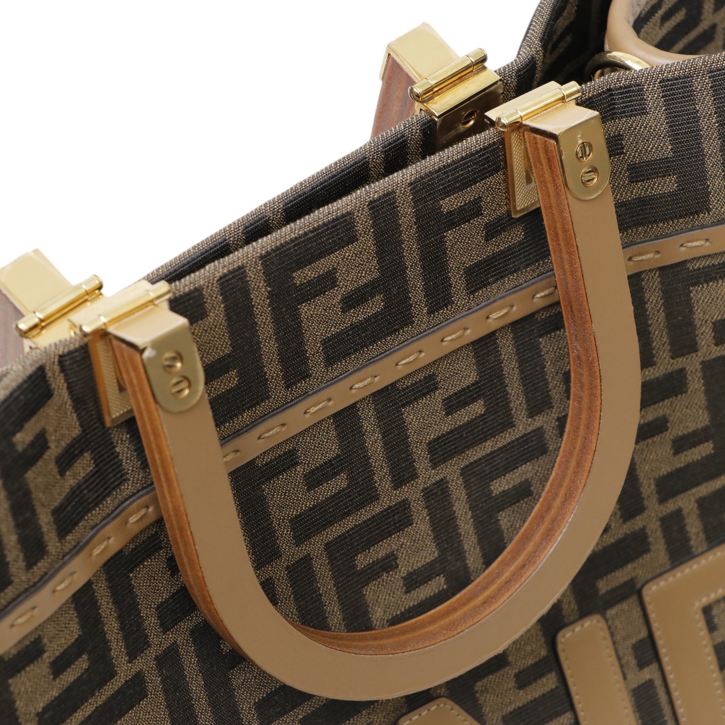 Fendi Large Zucca Sunshine Shopper Tote