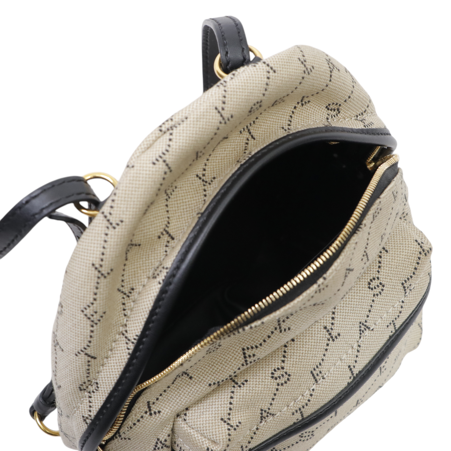 Stella McCartney Canvas Logo Small Backpack