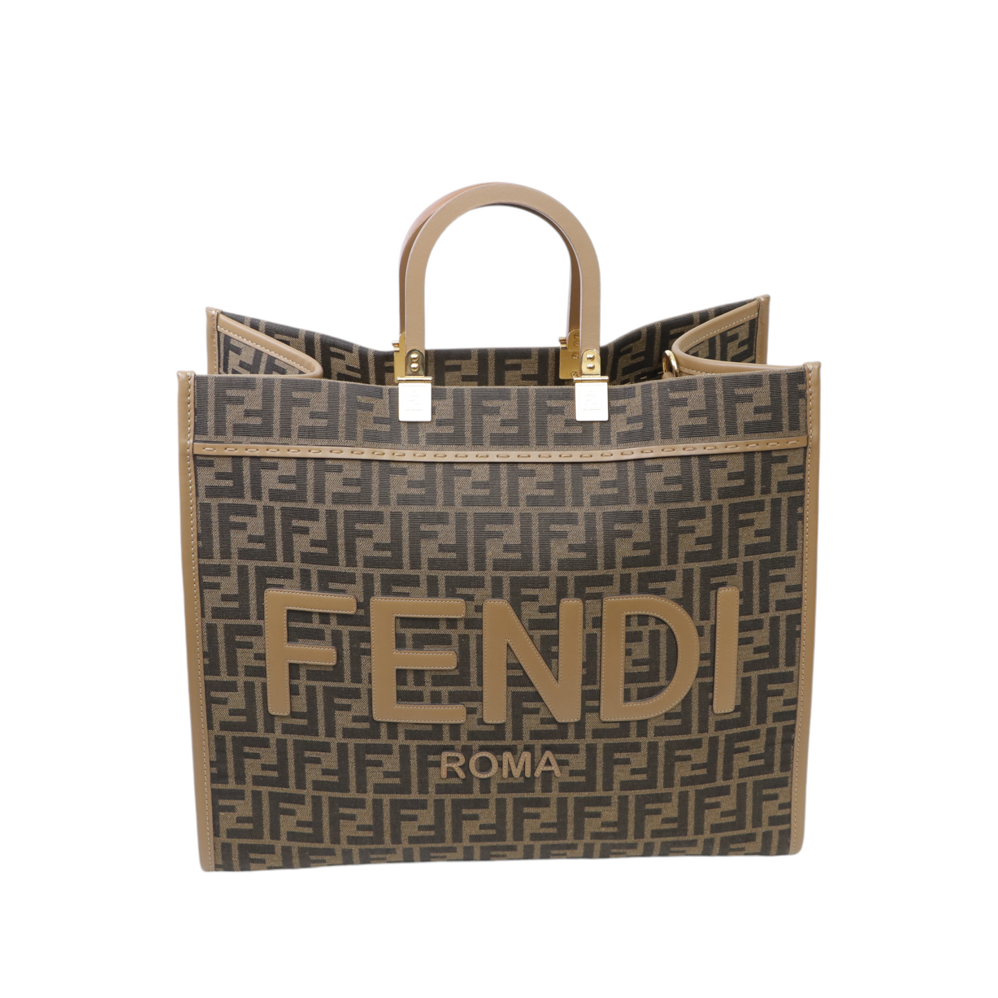 Fendi Large Zucca Sunshine Shopper Tote