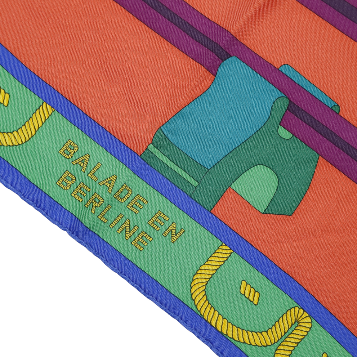 Hermès Balade en Berline Silk Scarf