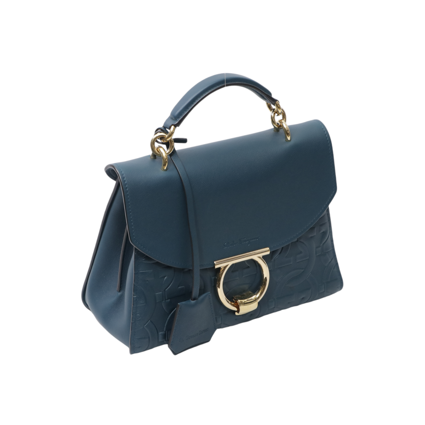 Salvatore Ferragamo Margot Gancini Top Handle Shoulder Bag