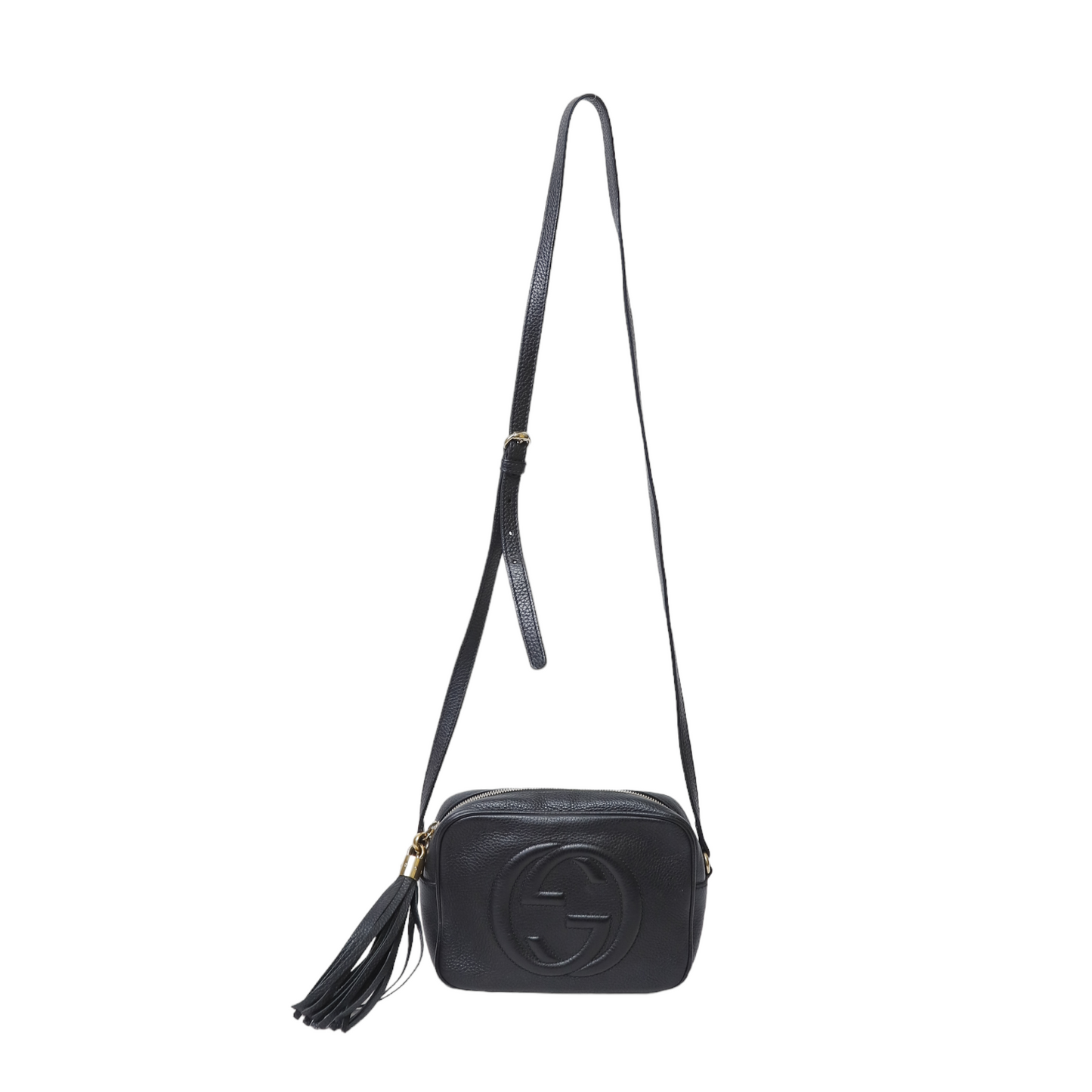 Gucci Black Leather Soho Disco Bag