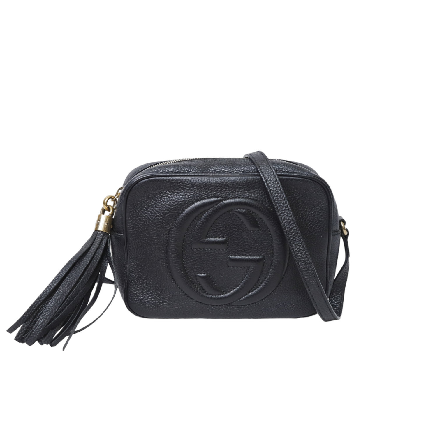 Gucci Black Leather Soho Disco Bag