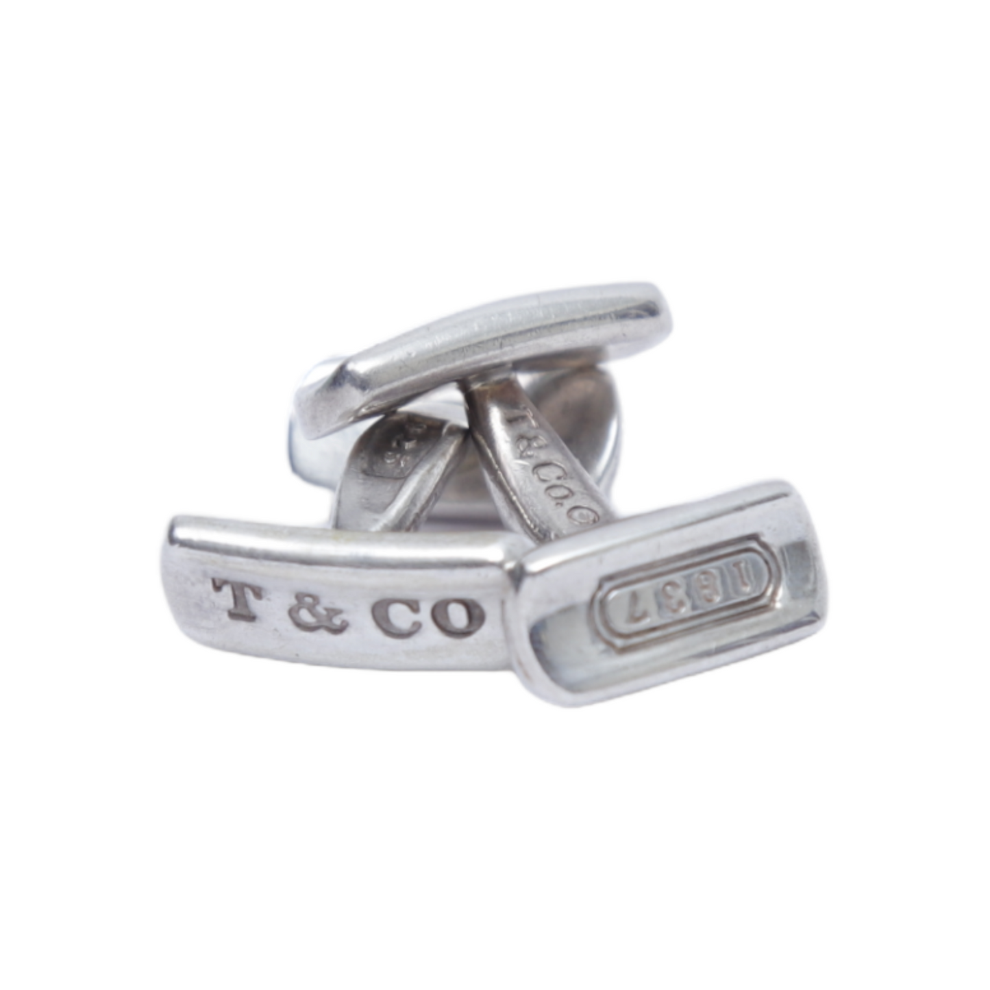 Tiffany & Co. Vintage 1837 Bar Cufflinks