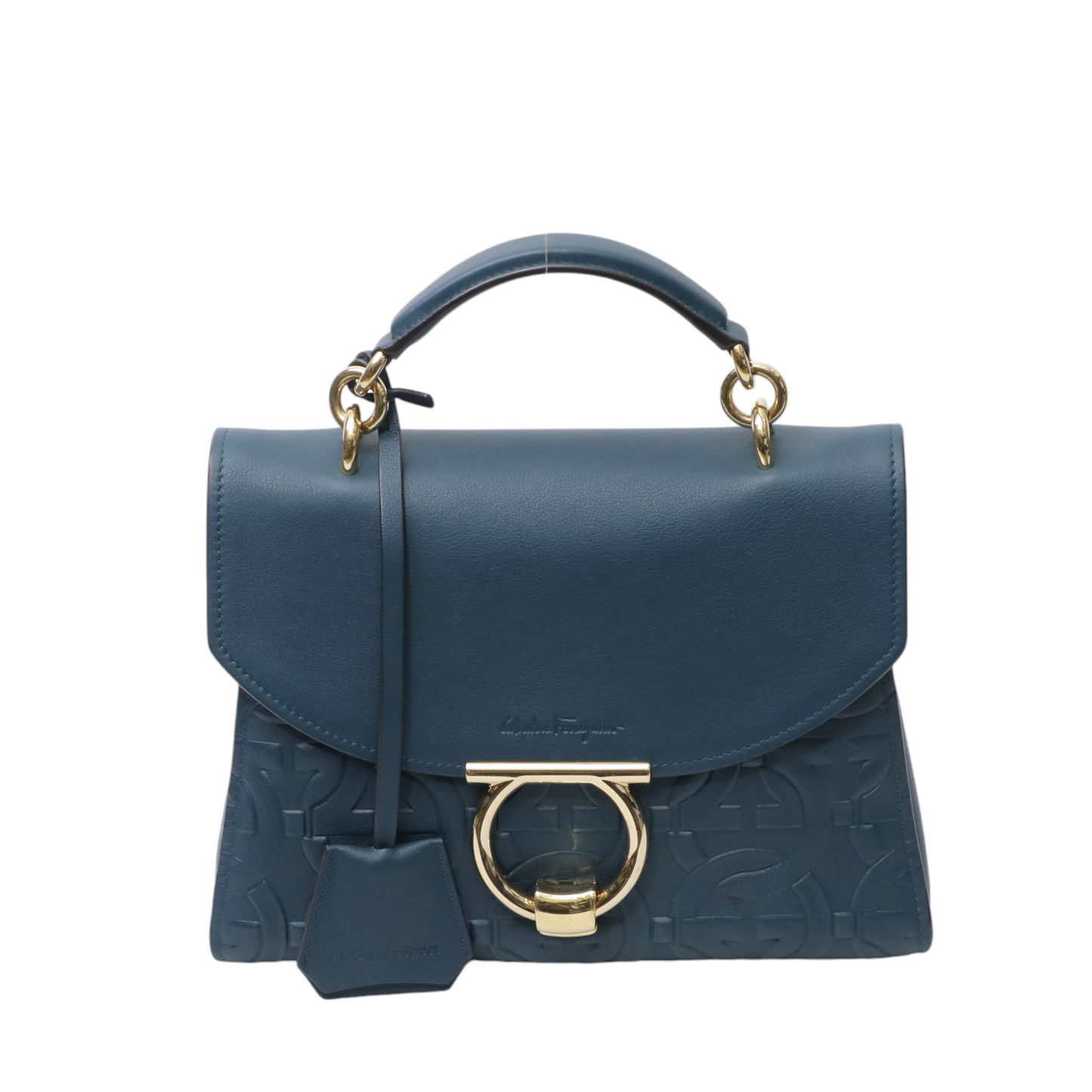 Salvatore Ferragamo Margot Gancini Top Handle Shoulder Bag