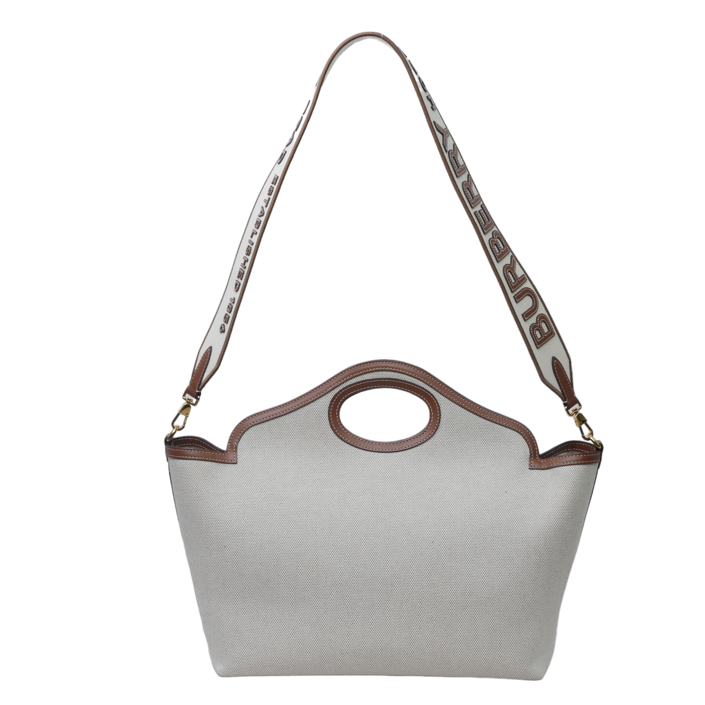 Burberry Soft Pocket Canvas Tote