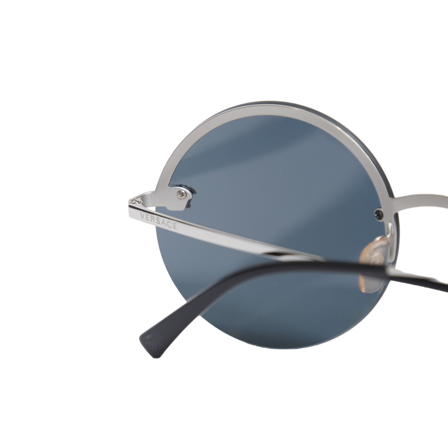 Versace Medusa Insignia Round Reflector Sunglasses