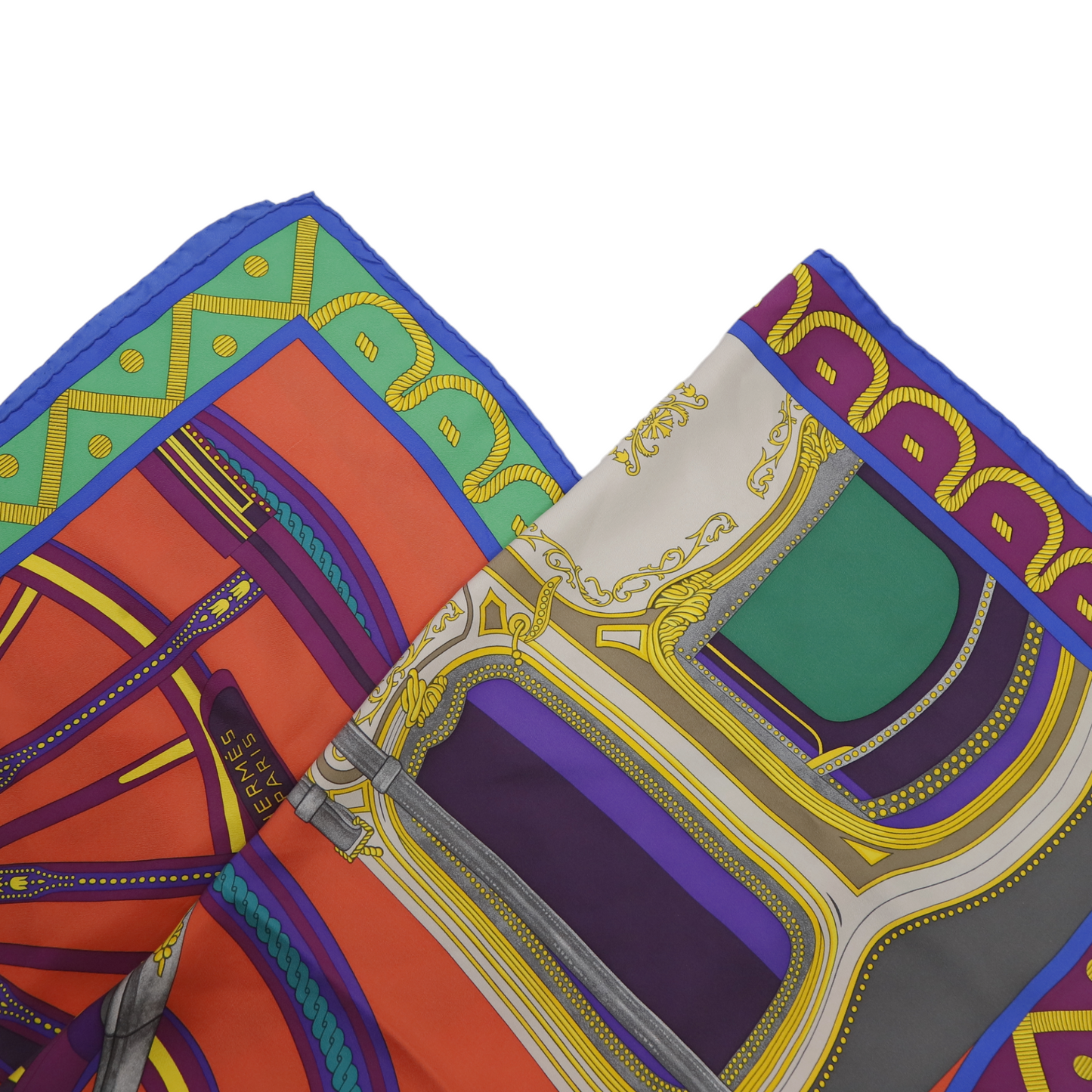 Hermès Balade en Berline Silk Scarf