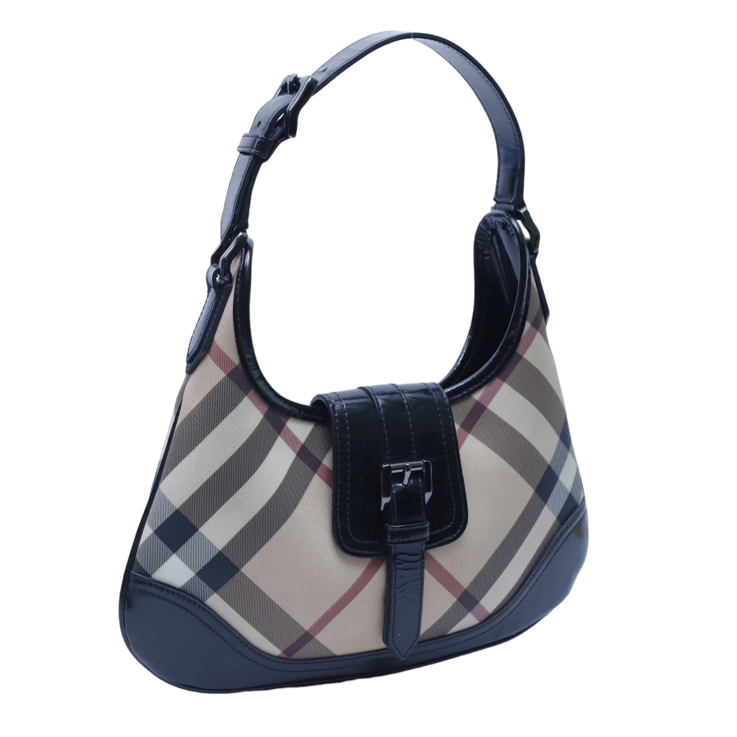 Burberry Brooke Classic Check Hobo Bag