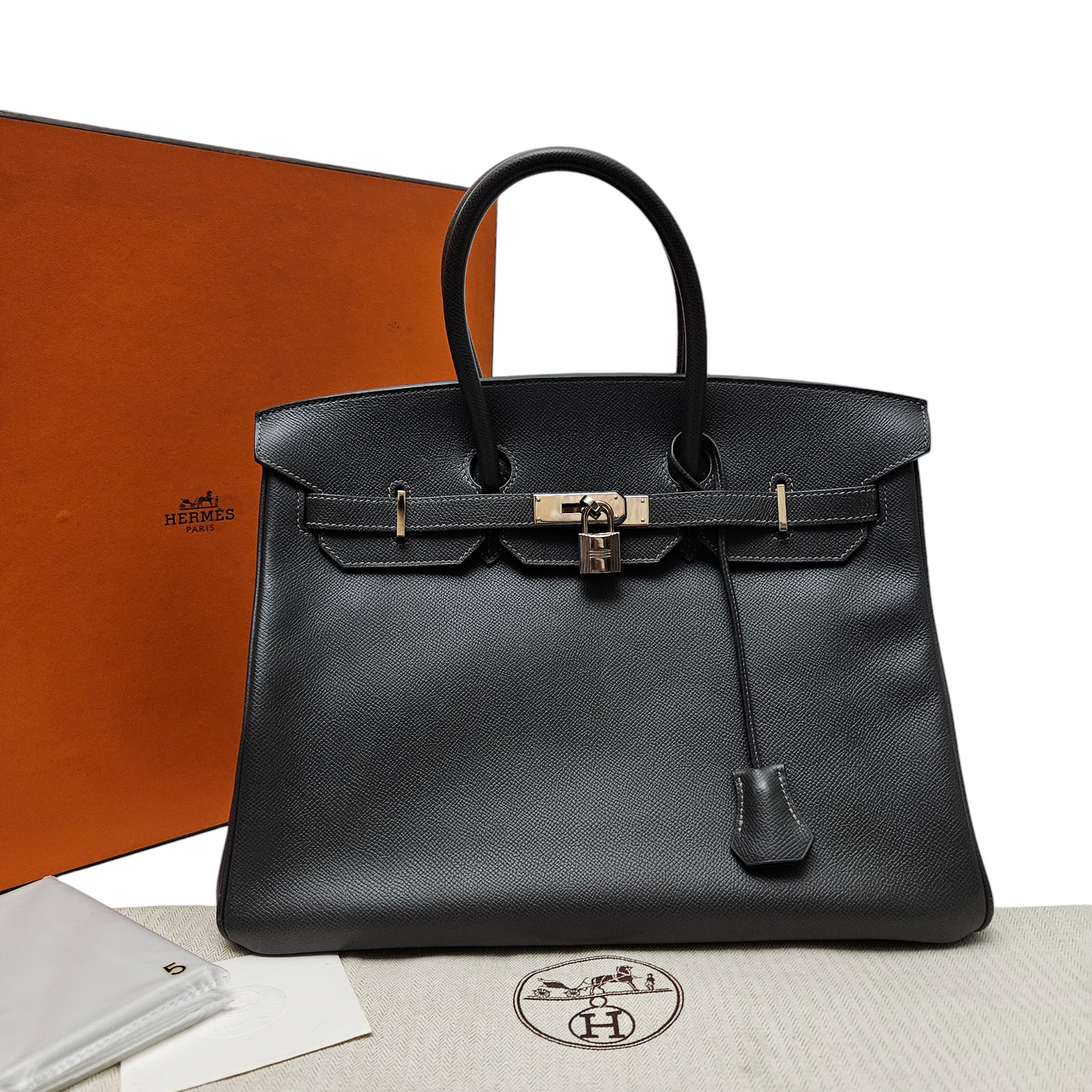 Hermès Birkin 35cm in Togo Leather with Palladium Hardware