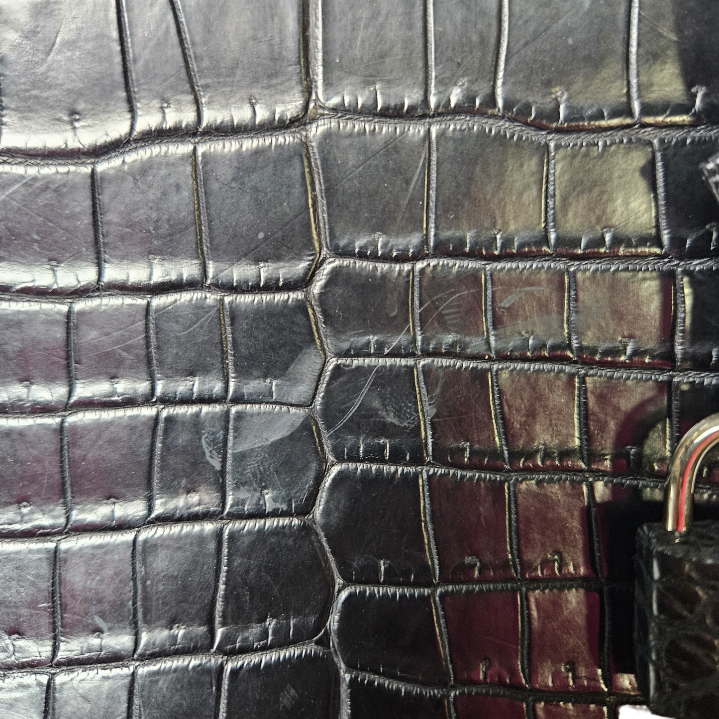 Hermès Birkin 35cm in Shiny Black Porosus Crocodile Leather with Palladium Hardware