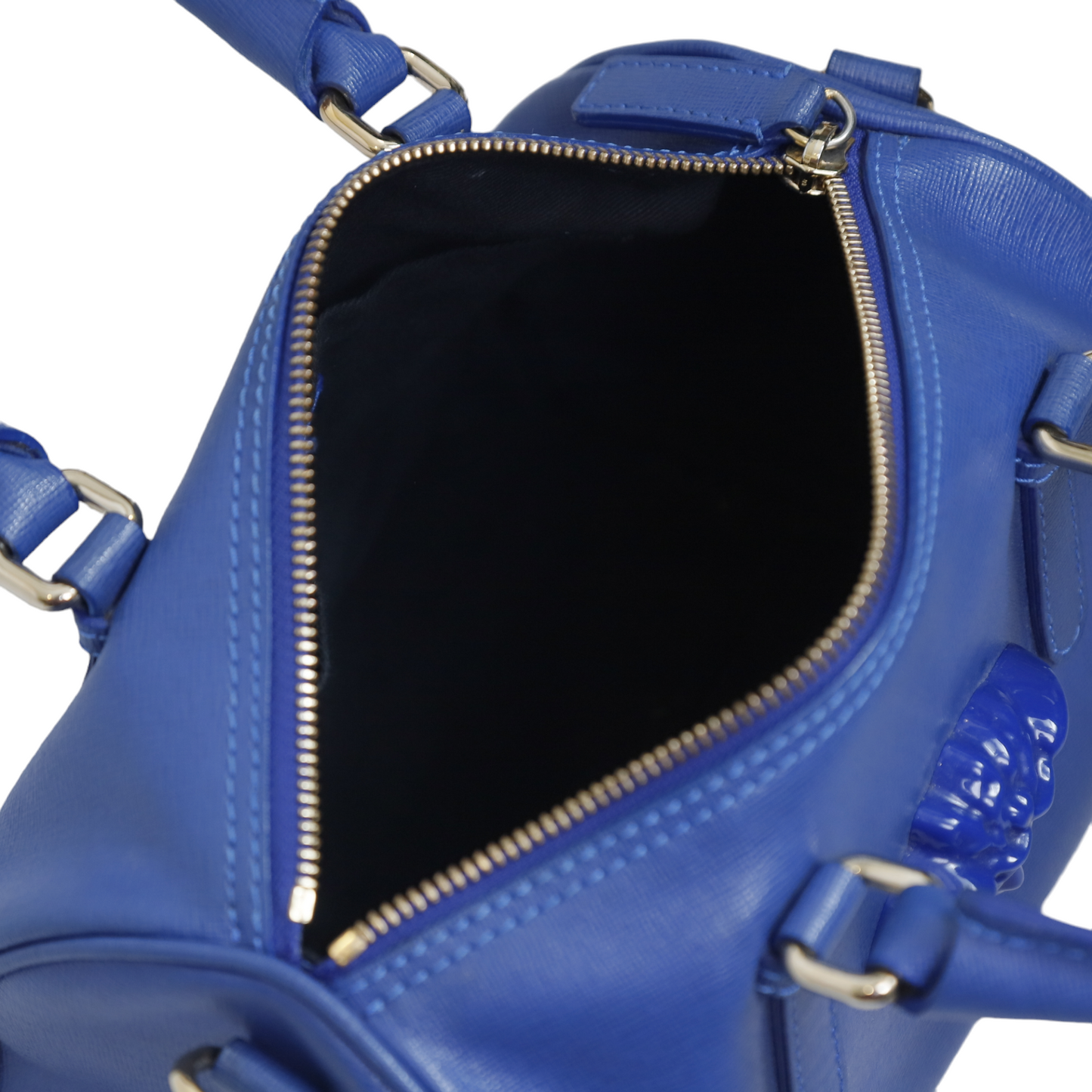 Versace Medusa Blue Leather bag