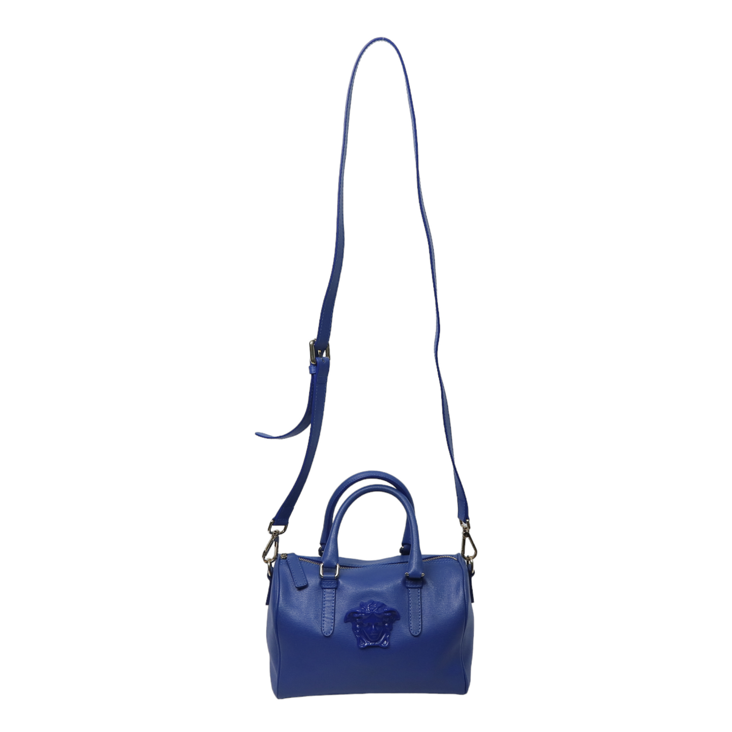Versace Medusa Blue Leather bag